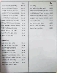 Aswin's Home Special Sweets & Snacks menu 2