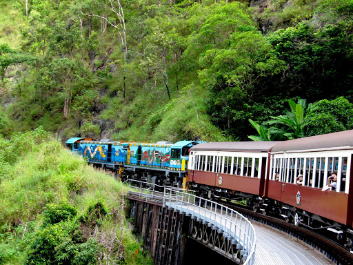 Australia-Cairns-Kuranda-railway - The Kuranda Scenic Railway runs from Cairns, Queensland, to the nearby town of Kuranda.