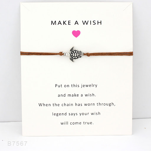 Title 8, Fashion Turtle Card Bracelet Adjustable Perfect...