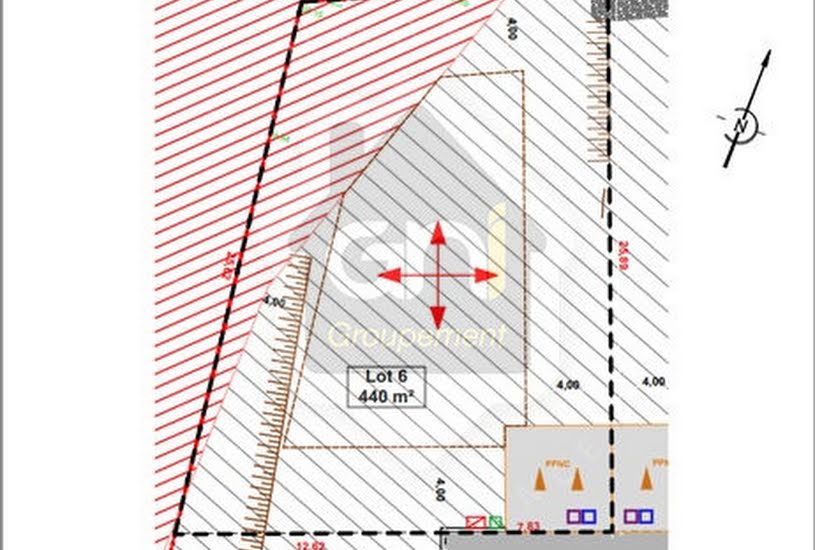  Vente Terrain à bâtir - 440m² à Loriol-du-Comtat (84870) 