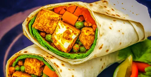 Paneer Tikka Rolls With Gravy Box