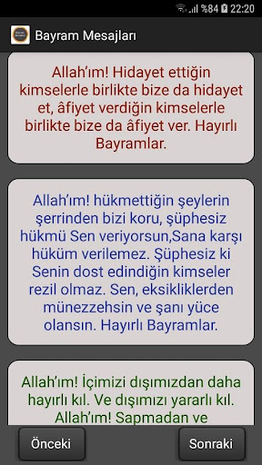 Bayram Mesajları 1.3 screenshots 2