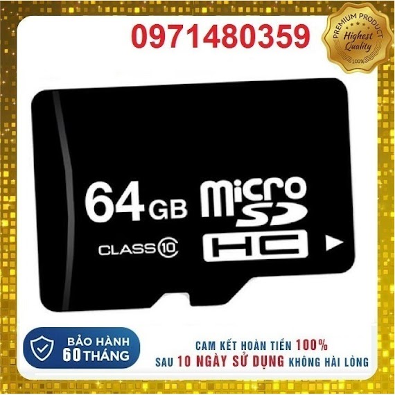 Thẻ Nhớ 64Gb - 32Gb - 16Gb Class10 Cho Smartphone, Máy Tính Bảng, Loa, Đài