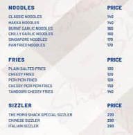 The Momo Shack menu 5