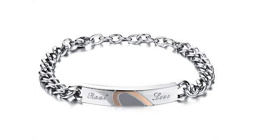 Title 1, Fashion Love Black Rose Gold Peach Heart Couple...