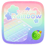 Cover Image of Herunterladen Sparkling Rainbow Keyboard 3.2 APK