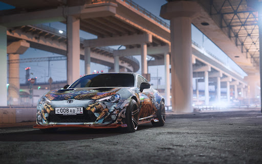 Stunning Urban Car Art At Night Captures screenshot 2