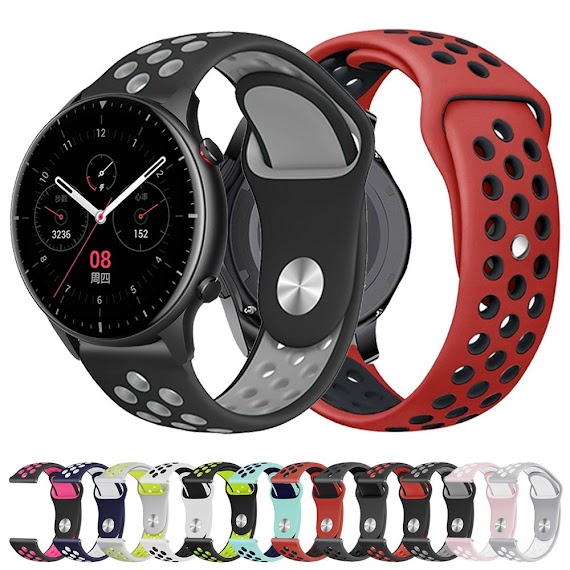 Dây Đeo Silicone 22Mm Cho Đồng Hồ Thông Minh Huami Amazfit Gtr 4 / 3 Pro / Gtr 2 / Pace / Gtr 47Mm / Gtr 2E / Stratos