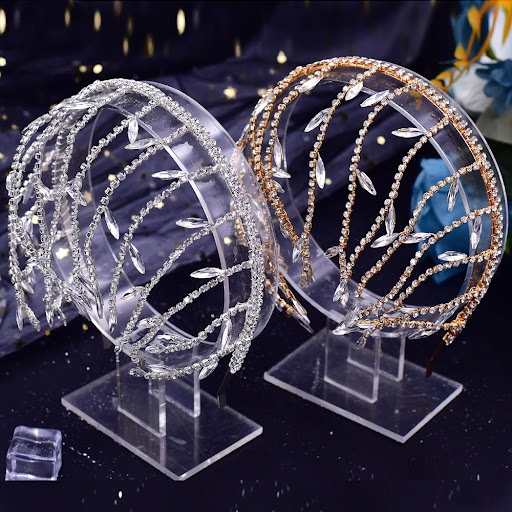 Title 4, Retro Headwear Wedding Hair Accessories, Simple...