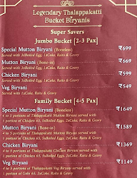 Thalapakattu Biryani menu 4