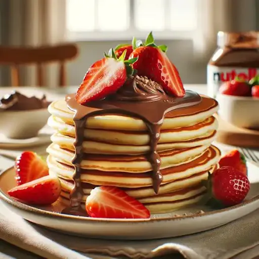 Nutella Strawberry Pancake