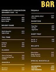 Zouk Lounge & Kitchen menu 1