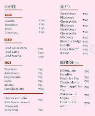 Bakingham The Bake Town menu 2