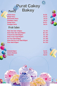 Purat Cakey Bakey menu 2