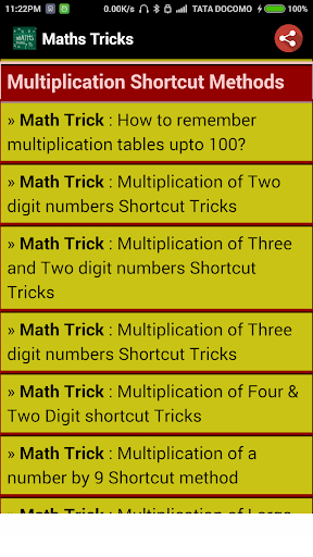 免費下載教育APP|Maths Tricks app開箱文|APP開箱王