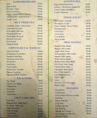 Udupi Upahar menu 4