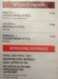 Domino's Pizza menu 2