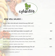 Cylantro menu 2