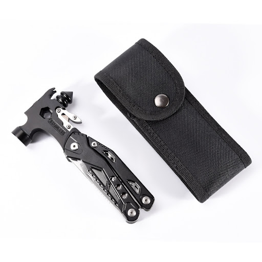 Title 1, Car Mounted Multifunctional Window Breaking Ham...