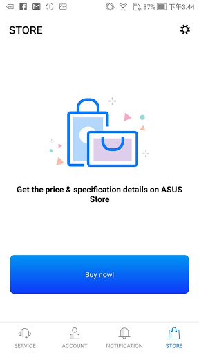 Screenshot MyASUS - Service Center