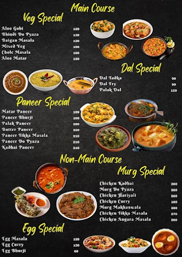 Anshu kitchen menu 