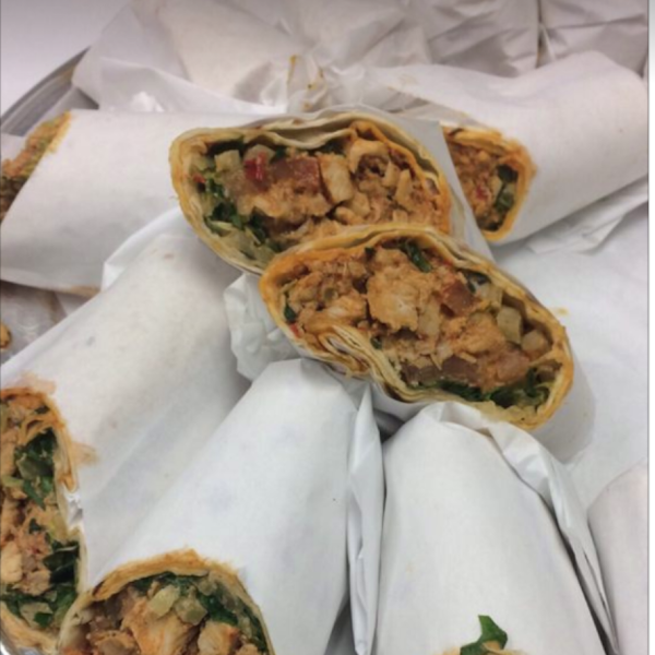 mediterranean wraps can be served on gluten free bread. falafel is completely gluten free. gluten free drinks and hummus. and sandwiches including breakfast gluten free available