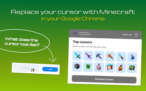 Minecraft Cursors HD