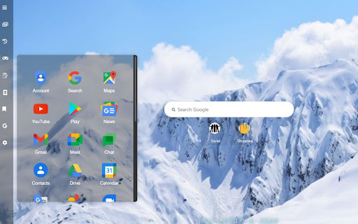 Ice Snow Wallpaper New Tab Theme [Install]