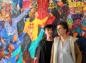 The Chevalme sisters are resident artists at Le 6B in St-Denis