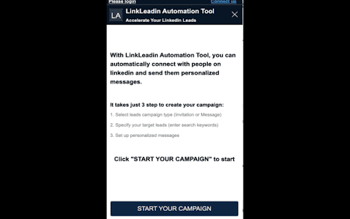 LinkedRadar - LinkedIn Auto Connect Tool : Lead Generation Linkedin Tool