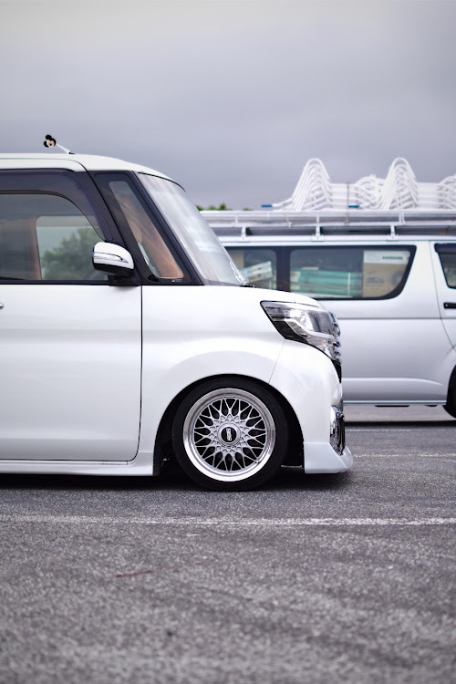 タントカスタムの一眼レフ・BBS・LA600S・D5600・パーキングエリアに関するカスタム事例の投稿画像5枚目