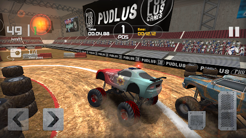 Android application Monster Truck Race screenshort
