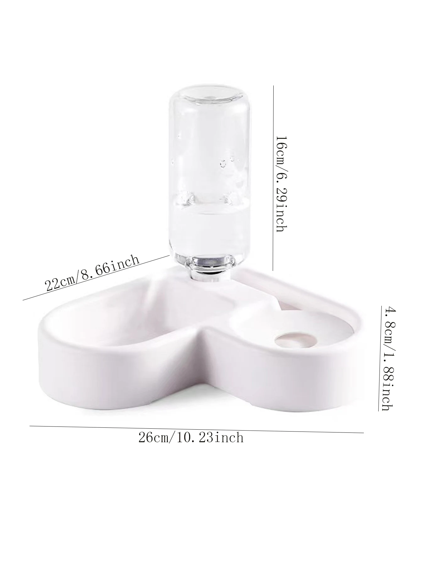 Title 6, Corner Dog Bowl Pet Automatic Feeder Small Dog ...