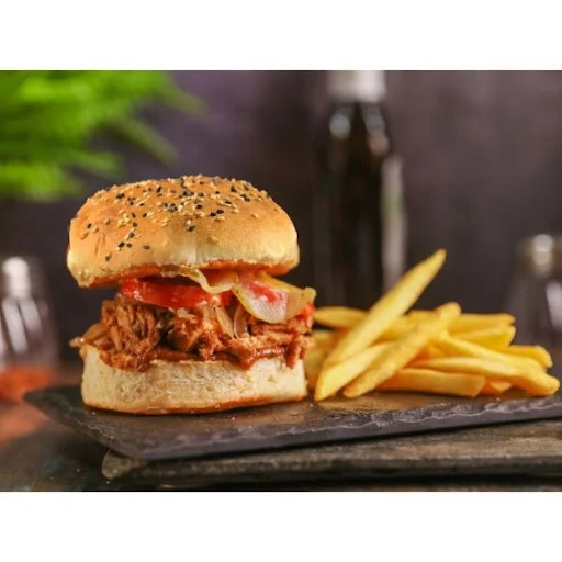 Bbq Pulled Chicken Burger