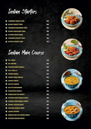 Momo Street menu 