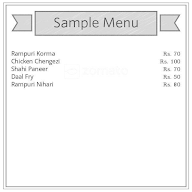 Rampuri Zaika menu 1