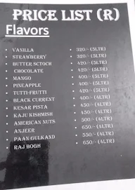 Red Cherri Icecreams menu 1