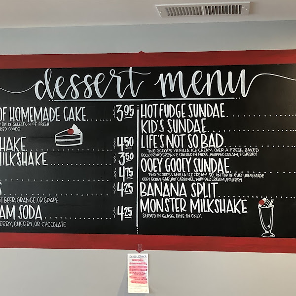 Daily dessert board.