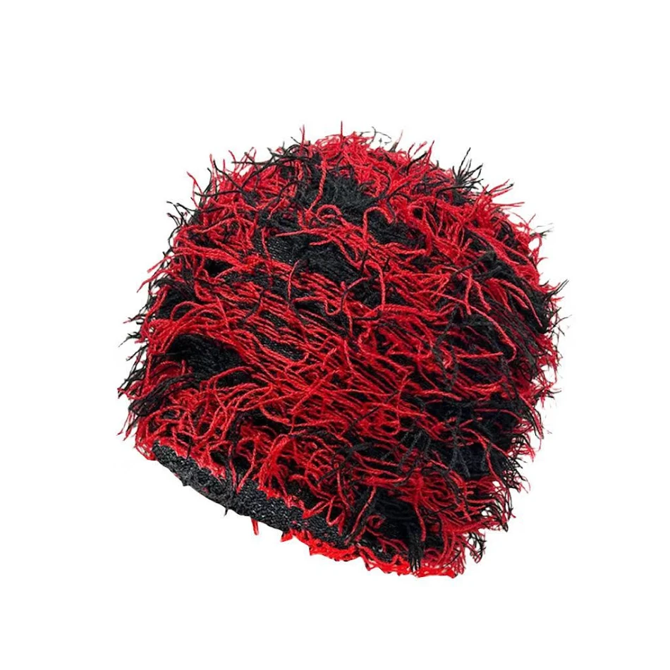 Nouveau chapeau de laine broderie automne et hiver chapeau tricoté chaud