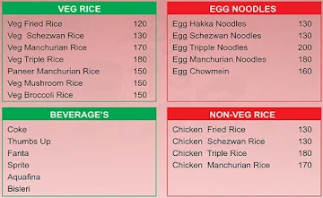 Chow Mow menu 