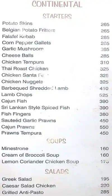 Coco's Grillz menu 