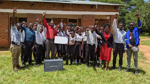 A Community Day Secondary School in Malawi where donated PCs and Starlink connectivity are helping turn around pupil retention.