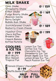 London Bubble Co. menu 1