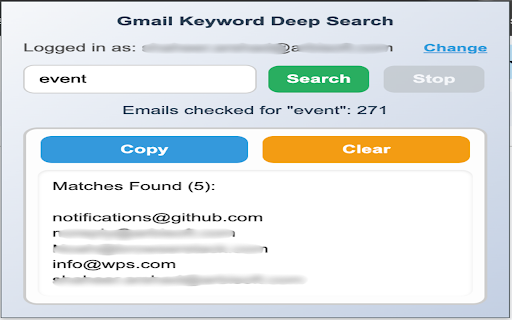 Gmail Keyword Deep Search