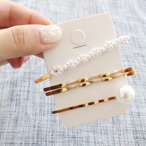Title 1, Alloy Pearl Liu Seaside Clip A Word Clip Hair A...