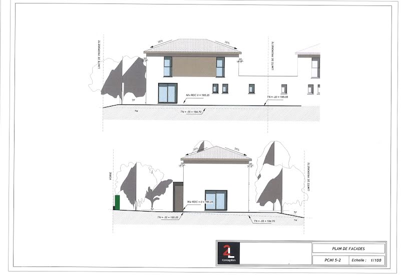  Vente Terrain + Maison - Terrain : 337m² - Maison : 103m² à Décines-Charpieu (69150) 