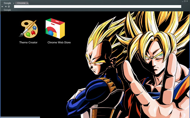 SuperSaiyanTheme chrome extension