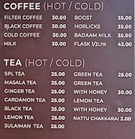 Madras Coffee House menu 1