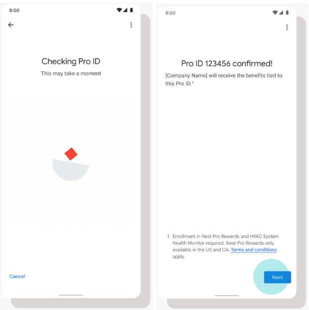 Home app pro ID