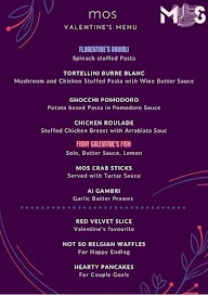 Ministry of Sound menu 2